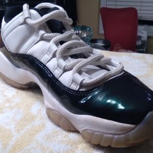 Jordan 11 Retro Low white/emerald/black...Used...Also have 4 other pair of Jorda